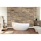 Ekena Millwork Stacked Boat Wood Mosaic Wall Tile, Natural Finish, 23 3/4"W x 11 7/8"H x 3/4"P WPW24X12STMENA - alternate 3